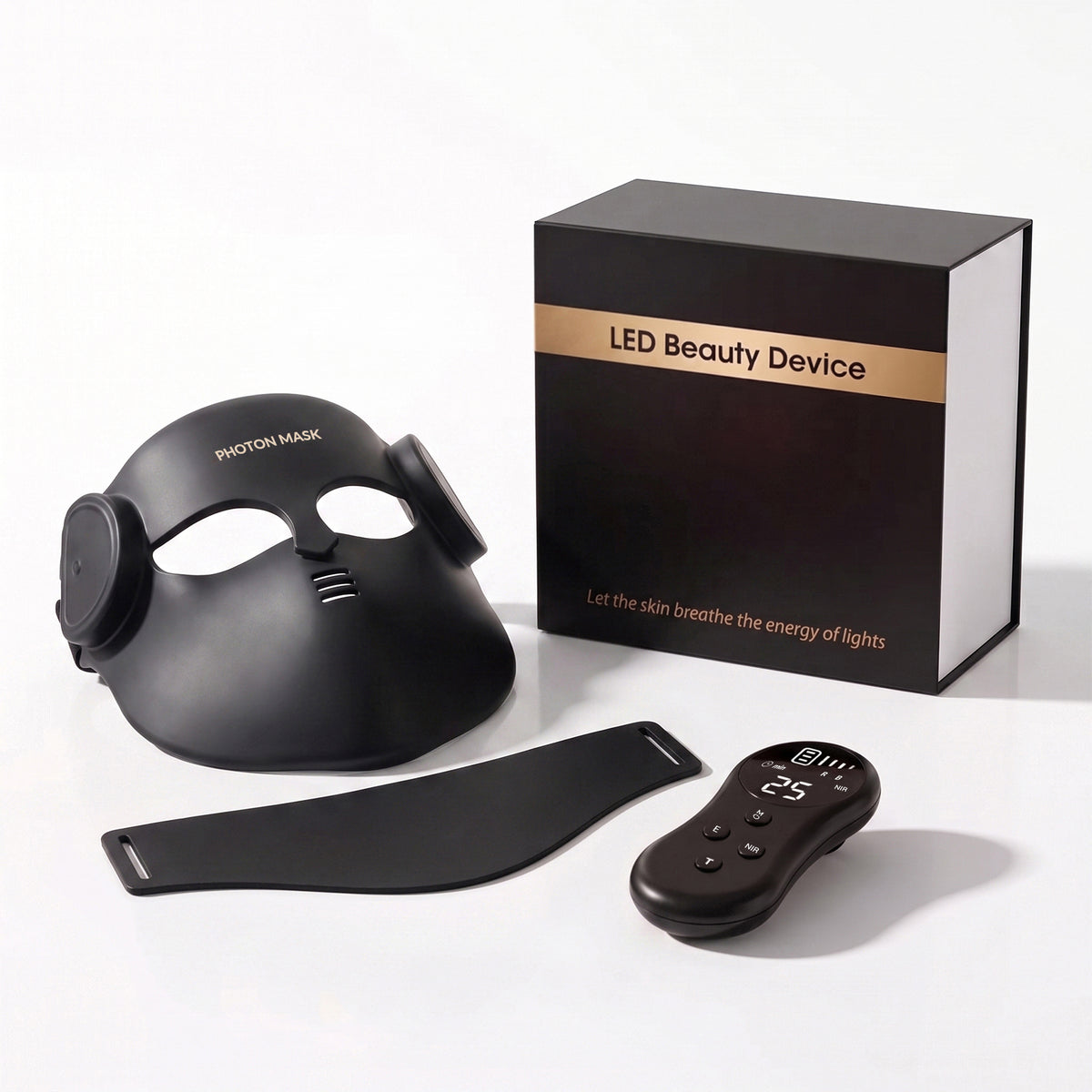 4D LED Photon Facial Beauty Mask Face & Neck Care Device