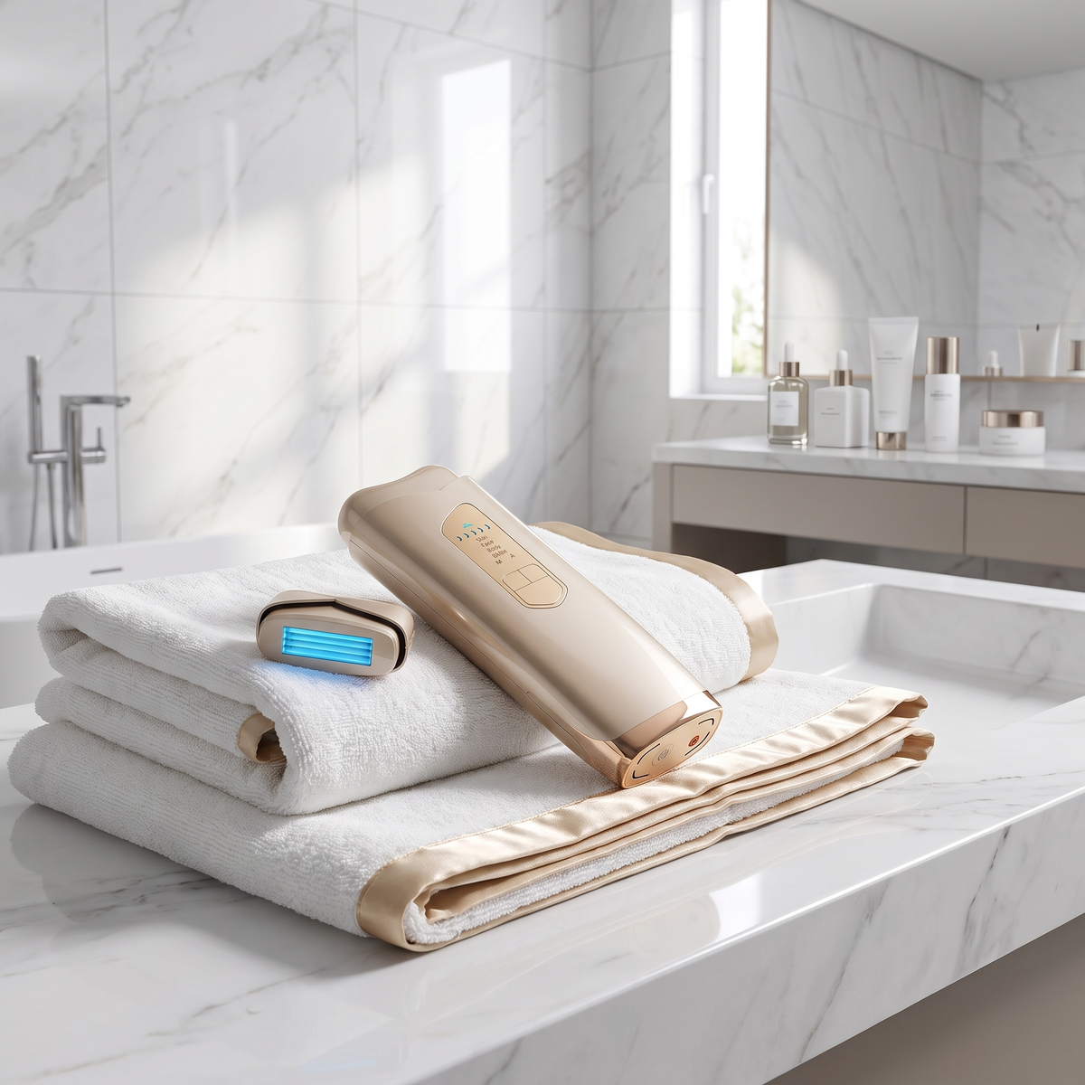 Ice Cool IPL Laser Hair Removal Device at Home Golden