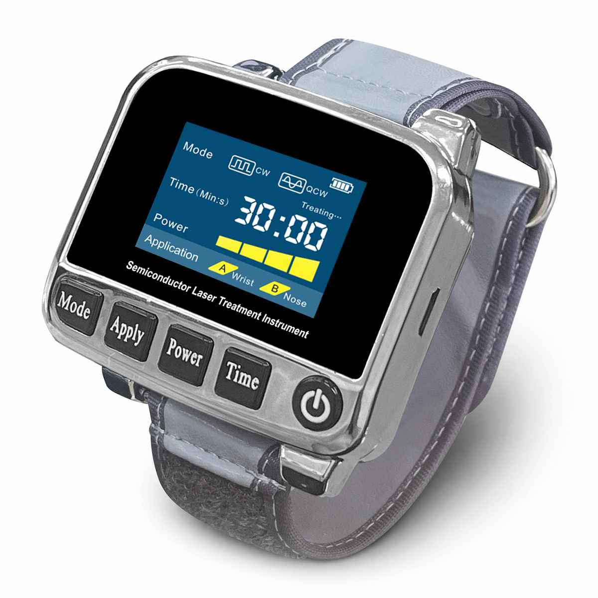 650nm Cold Laser Therapy Watch with Wrist Nasal Ear Irradiation