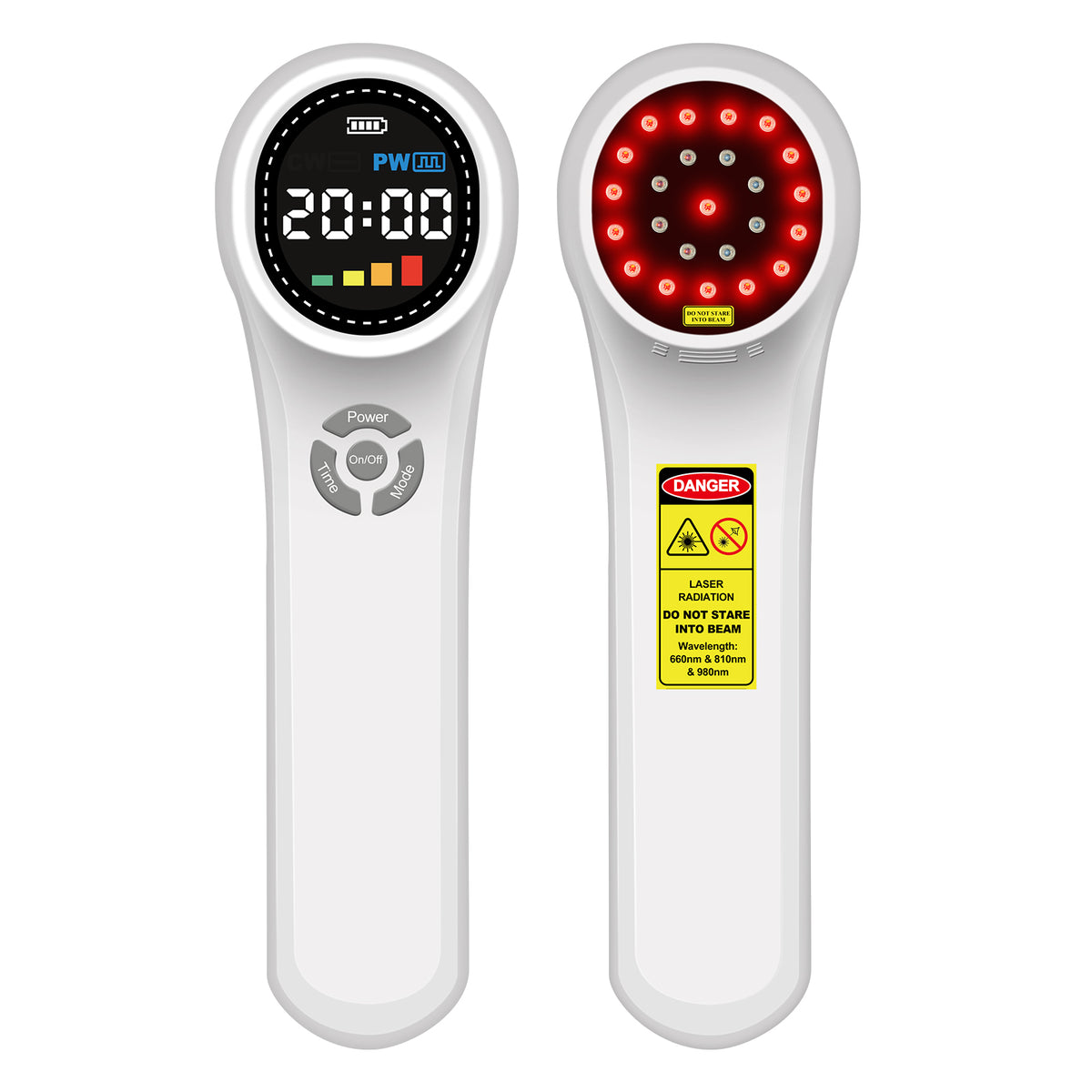 1760mW 980nm 810nm 650nm Cold Laser Pain Relief Device