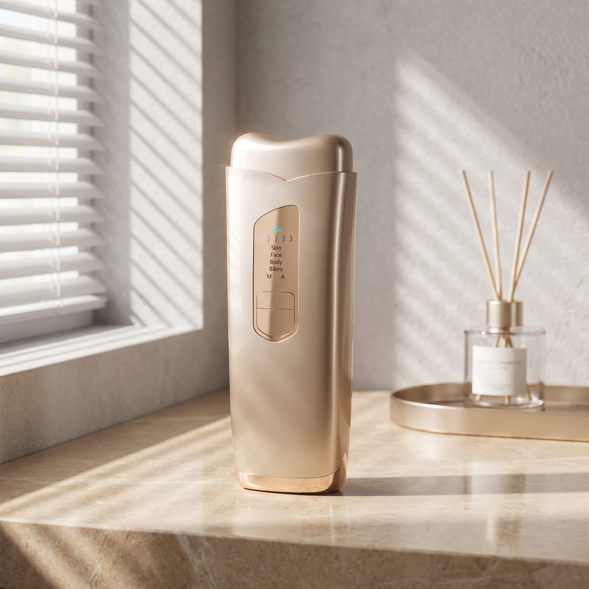 Ice Cool IPL Laser Hair Removal Device at Home Golden