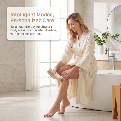 Ice Cool IPL Laser Hair Removal Device at Home Golden