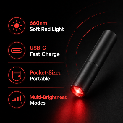 660nm Targeted Red Light Therapy Pen for Pain Relief