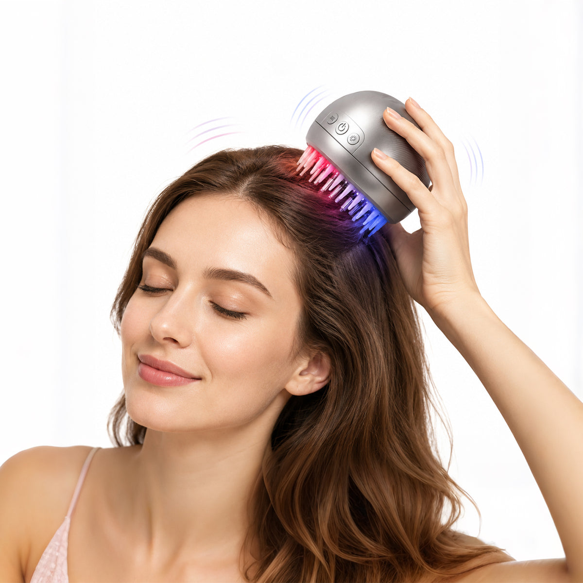 3-in-1 Red & Blue Light Therapy Hair Growth Comb