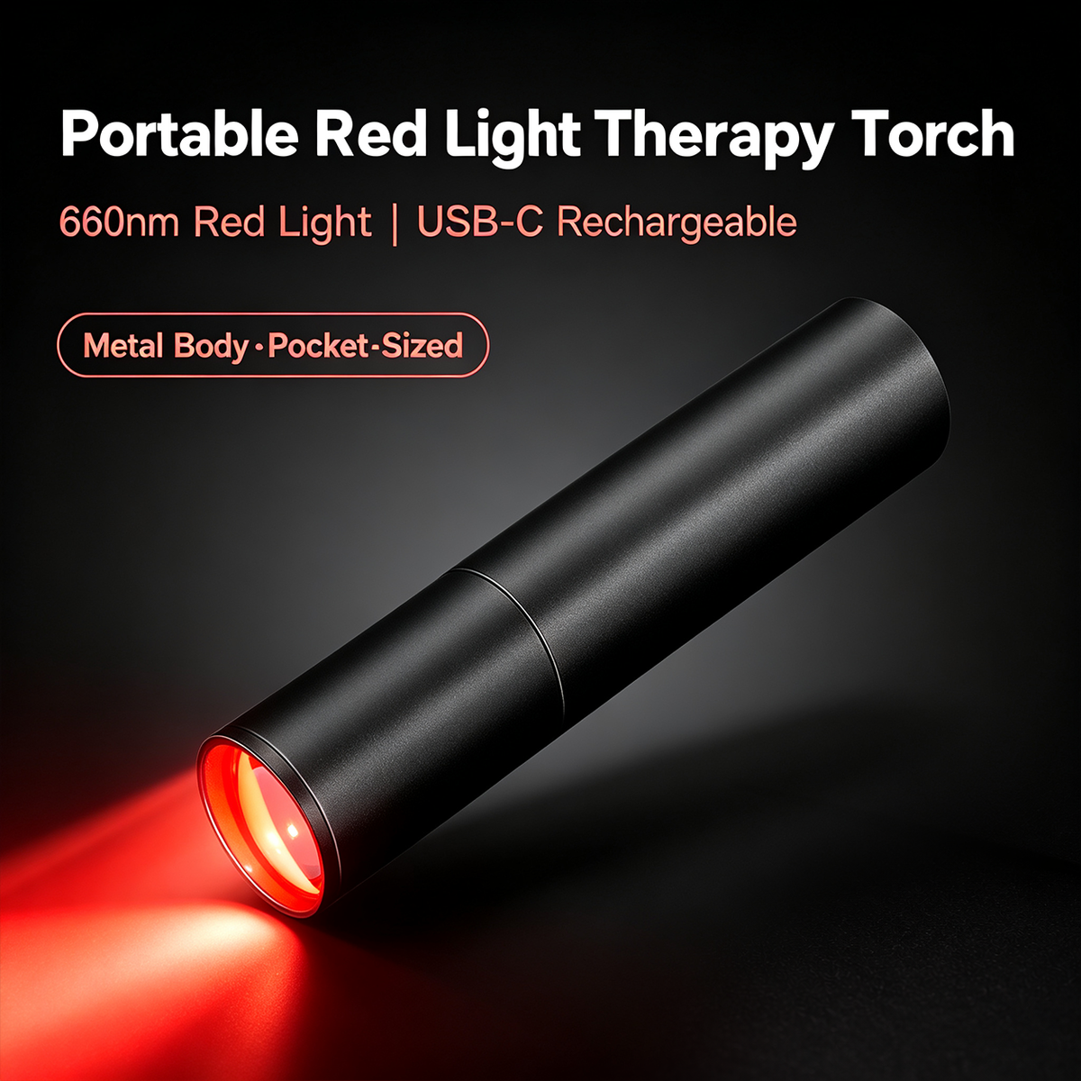 660nm Targeted Red Light Therapy Pen for Pain Relief