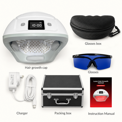 650nm Red Light Laser Hair Growth Treatment Helmet