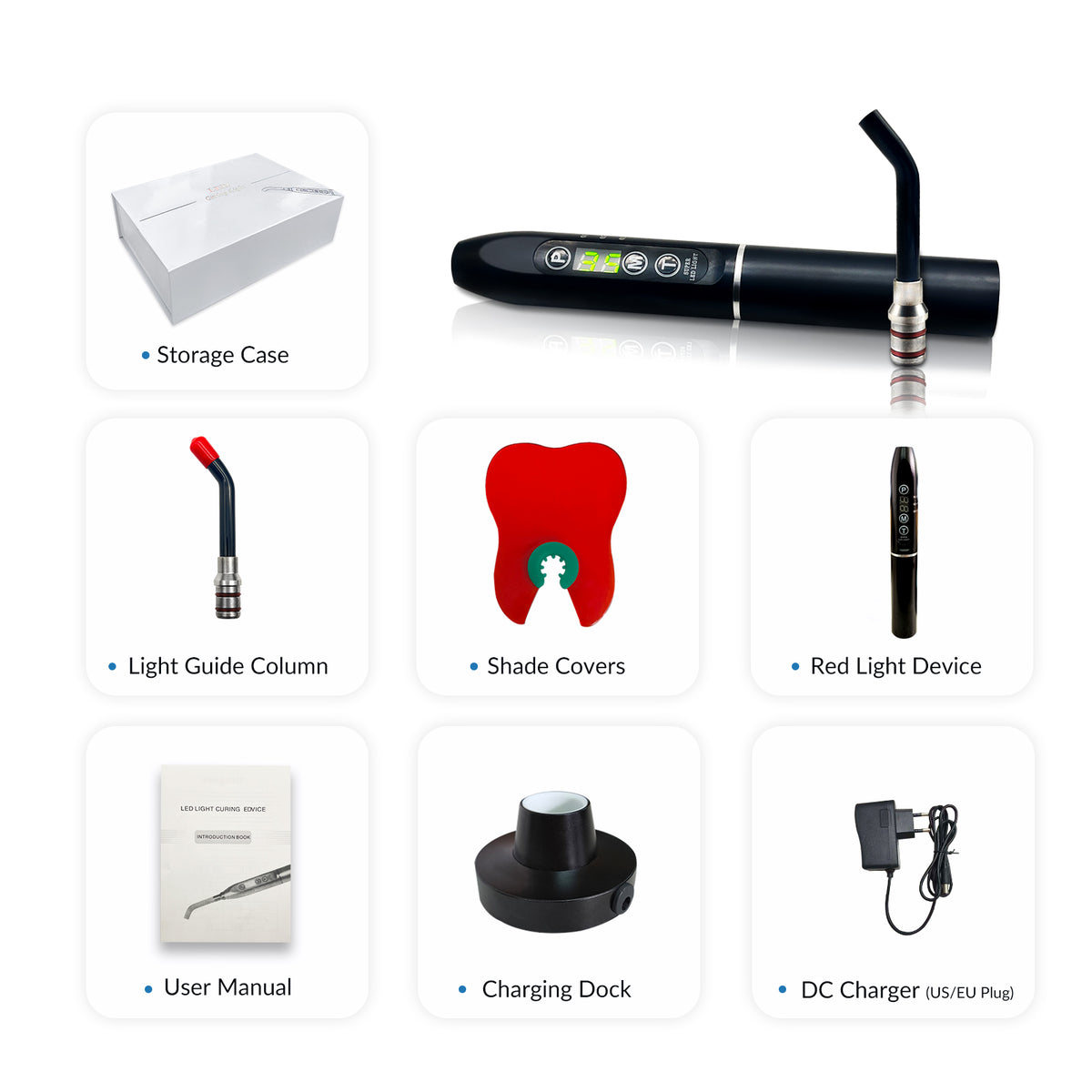 Oral Care Red Light Therapy Device for Gums Teeth Lips