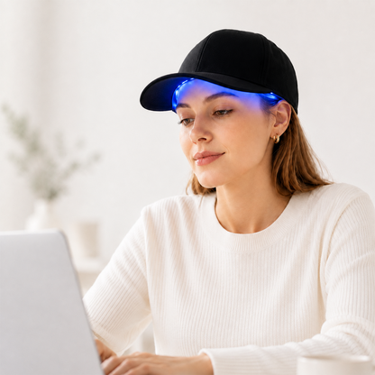 Wireless 168 LED Red & Blue Light Therapy Hair Growth Cap